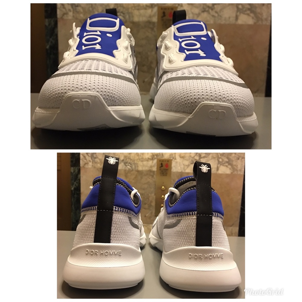 Dior B21 Neo Trainer In White&Blue Technical knit - Picture 3 of 8